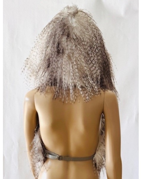 Γούνινο γιλέκο με κουκούλα