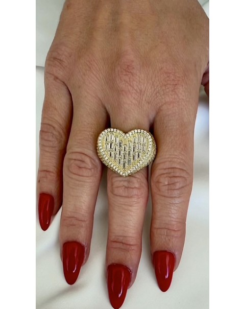 Δαχτυλίδι καρδιά