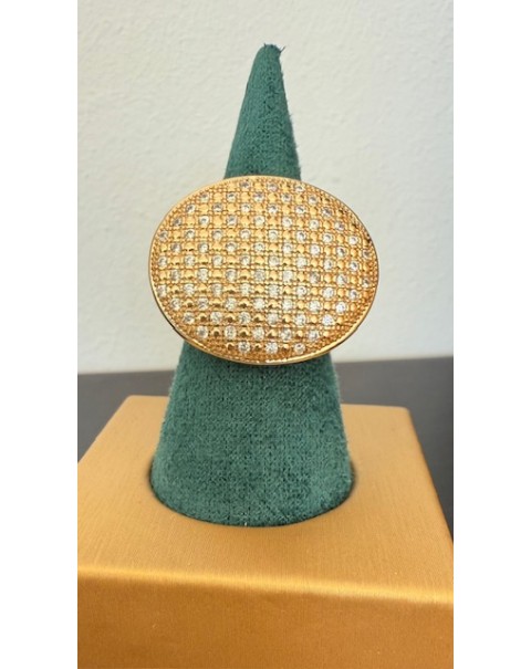 Δαχτυλίδι οβάλ με ζιργκόν