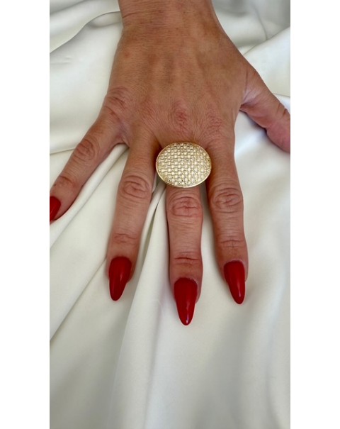 Δαχτυλίδι οβάλ με ζιργκόν