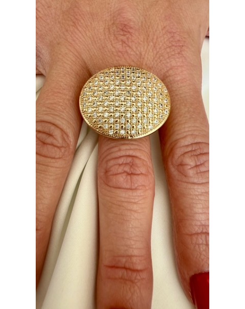 Δαχτυλίδι οβάλ με ζιργκόν