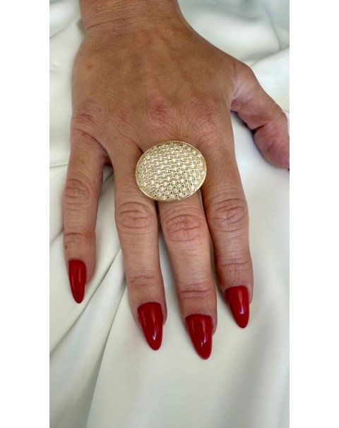 Δαχτυλίδι οβάλ με ζιργκόν