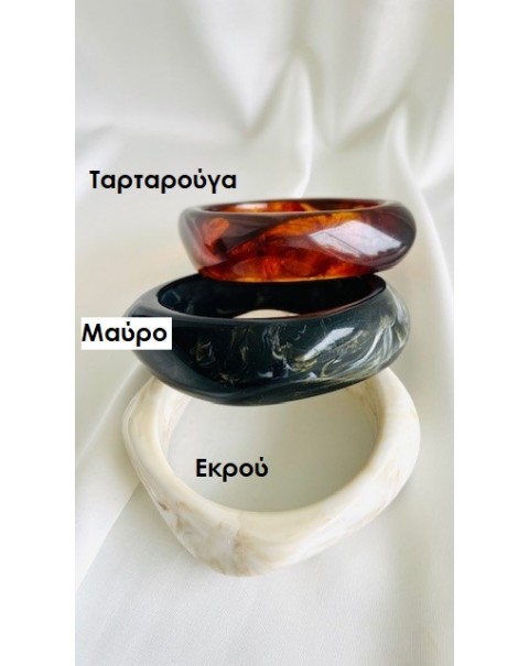 Γεωμετρικό ακρυλικό βραχιόλι