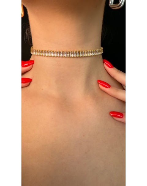 Κολιέ τσόκερ ριβιέρα 