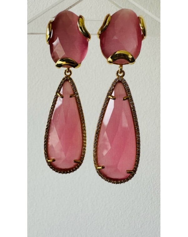 Σκουλαρίκια σταγόνα με ημι�...