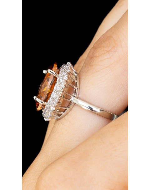 Vintage δαχτυλίδι μονόπετρο