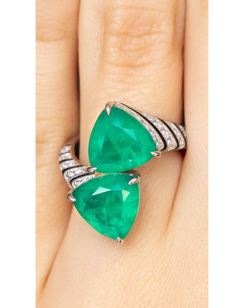 Δαχτυλίδι δάκρυα ασήμι 925 