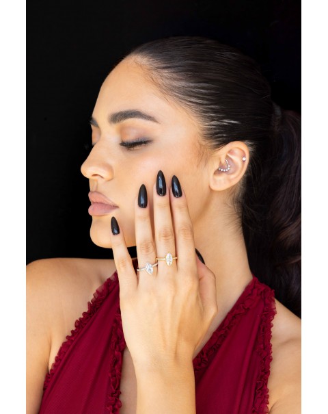 Μονόπετρο δαχτυλίδι sterling silver 925