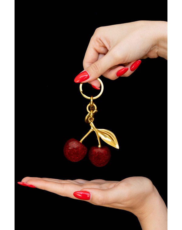 Bag charm κεράσια 