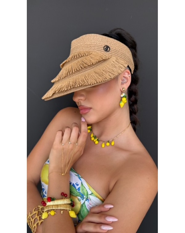 Καπέλο ψάθινο visor