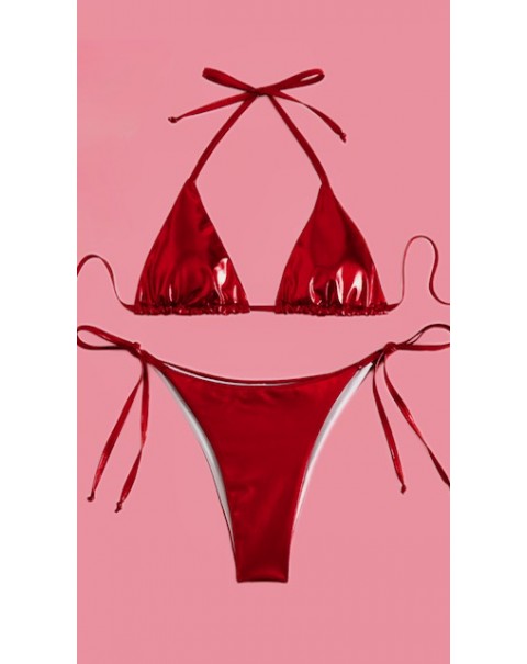 Μπικίνι με μεταλλική όψη