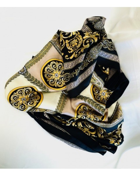 Μεγάλο μαντήλι σε γήινες αποχρώσεις 