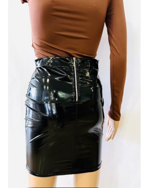 Φούστα vinyl pencil