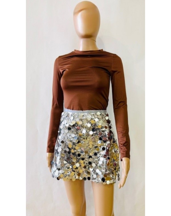 Μίνι φούστα με παγιέτες 