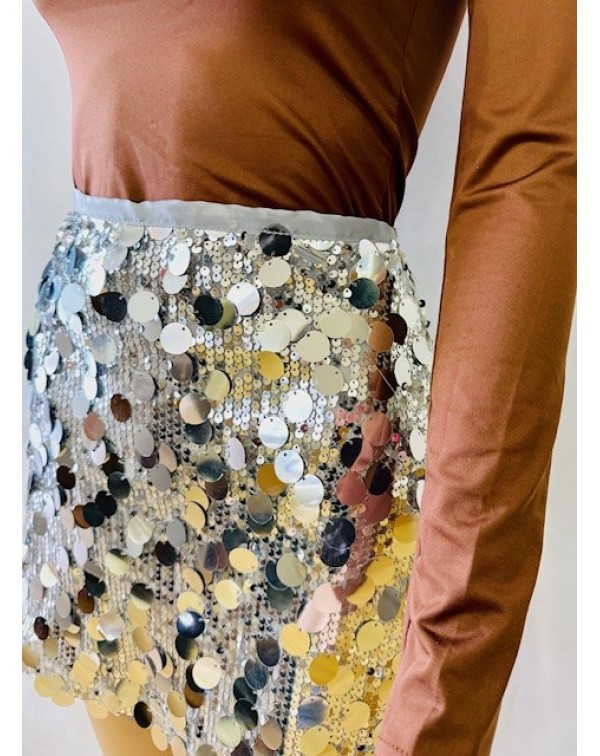 Μίνι φούστα με παγιέτες 