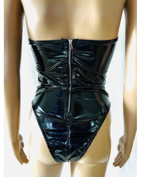 Κορμάκι strapless vinyl 