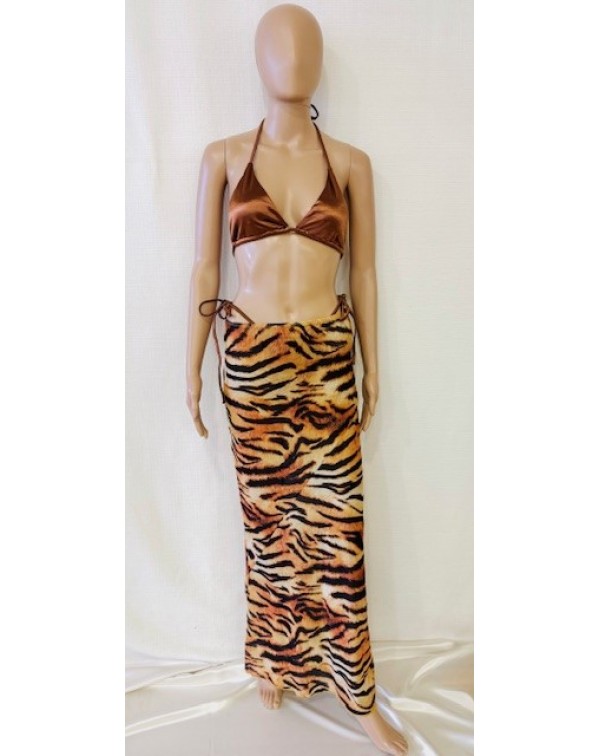 Τυπωμένη μακριά φούστα από ...