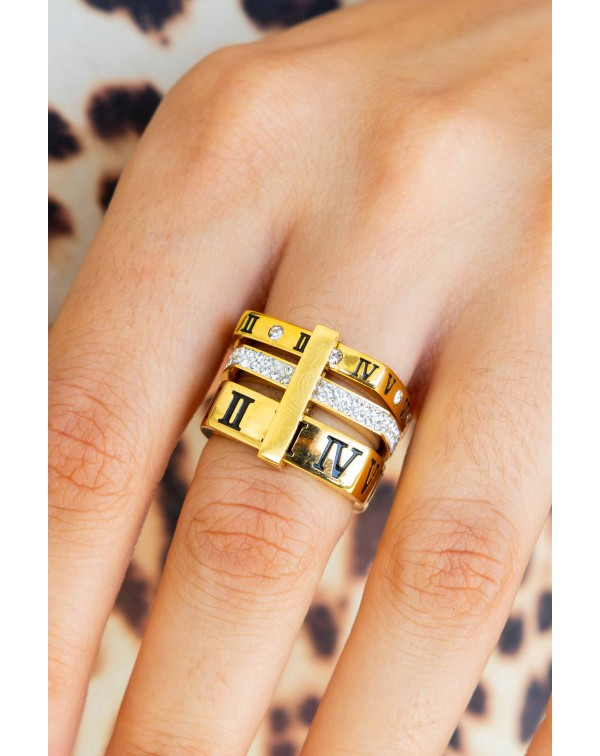 Τρίσειρο δαχτυλίδι με λατι�...