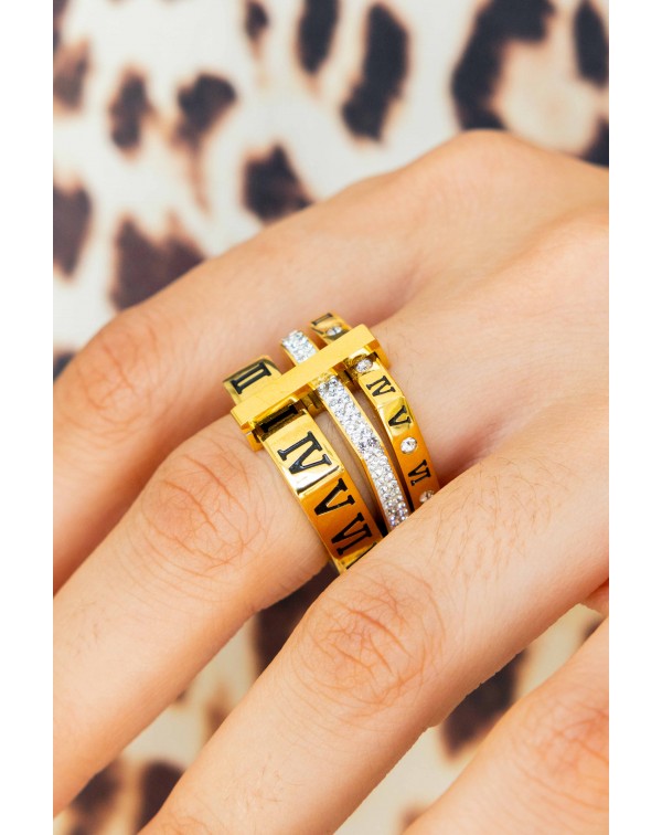 Τρίσειρο δαχτυλίδι με λατι�...