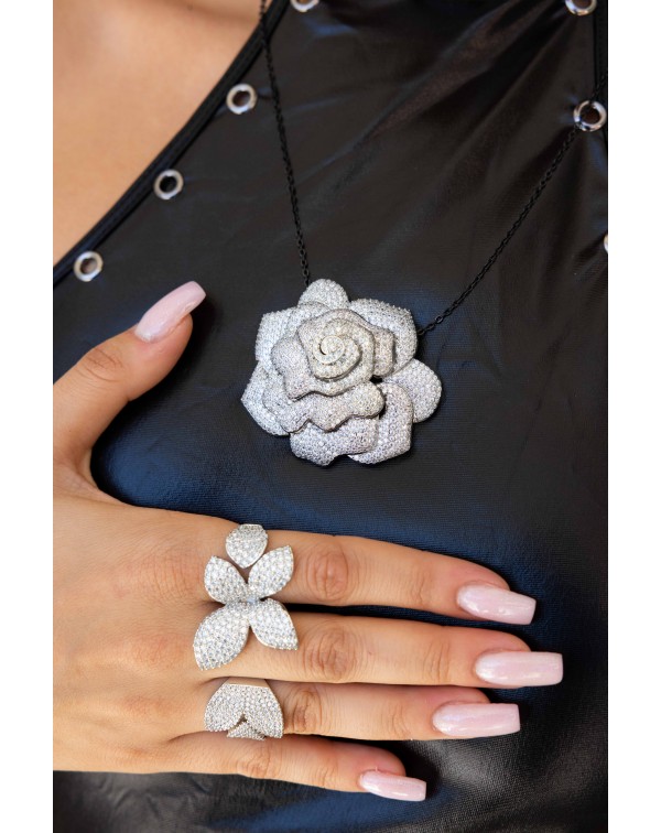 Ανοιγόμενο δαχτυλίδι φύλλα...