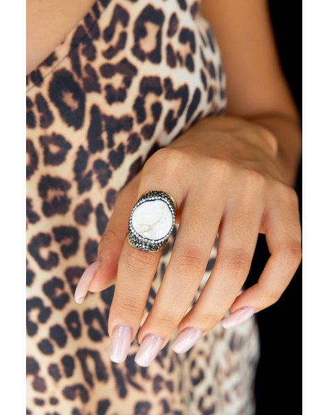 Δαχτυλίδι σφυρήλατο με μαργαριτάρι