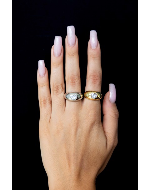 Δαχτυλίδι καρδιά