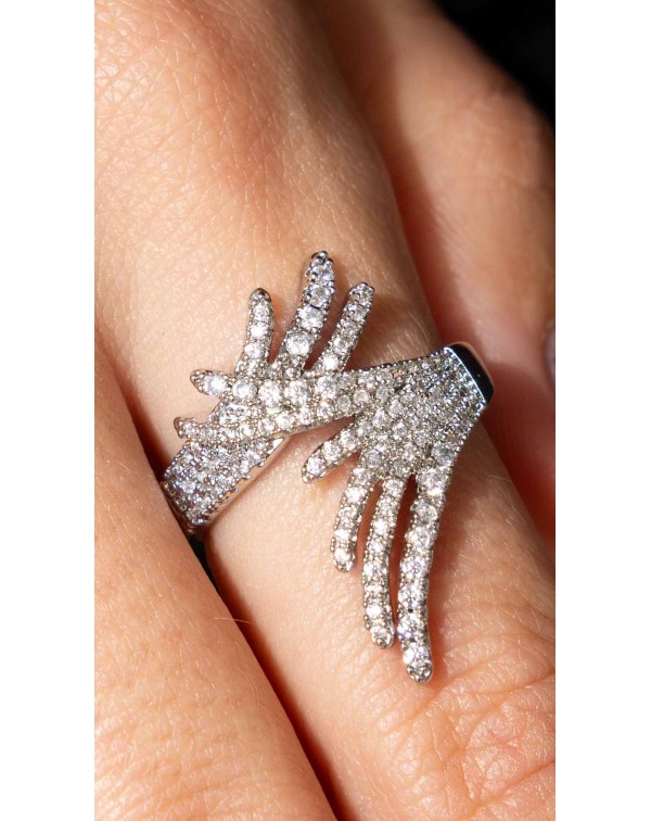 Δαχτυλίδι κλαδιά με ζιργκό�...