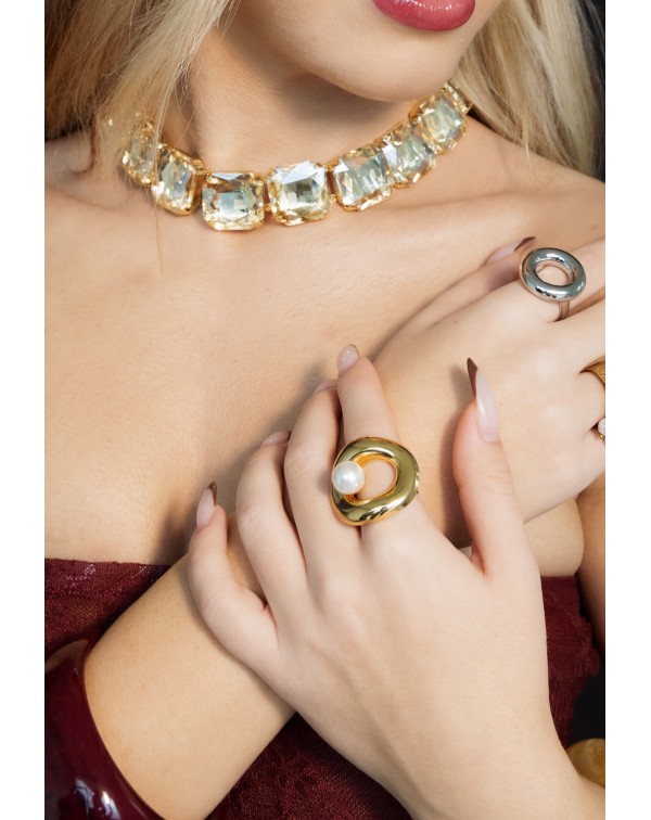 Ατσάλινο δαχτυλίδι διακοσμ...