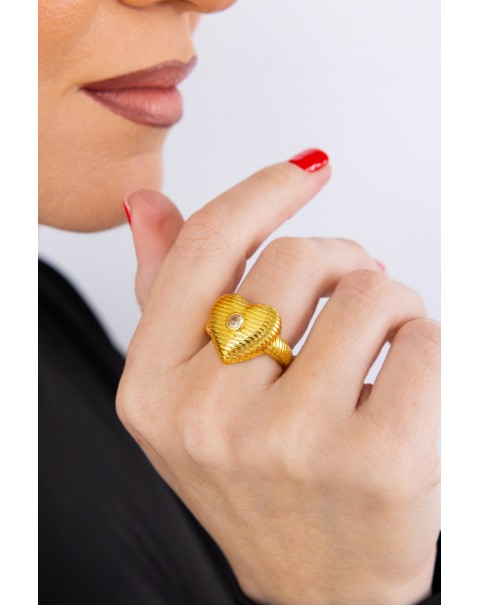 Δαχτυλίδι καρδιά