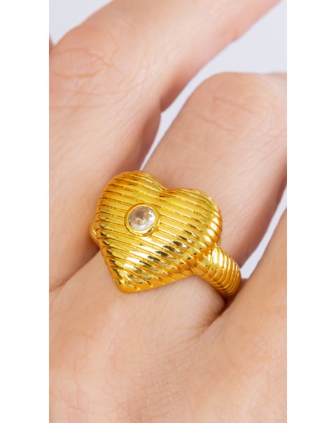 Δαχτυλίδι καρδιά