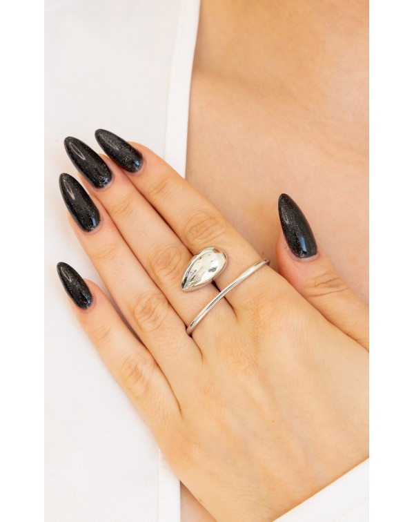 Δαχτυλίδι διπλό σταγόνα