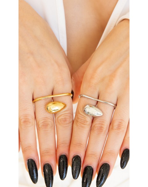 Δαχτυλίδι διπλό σταγόνα