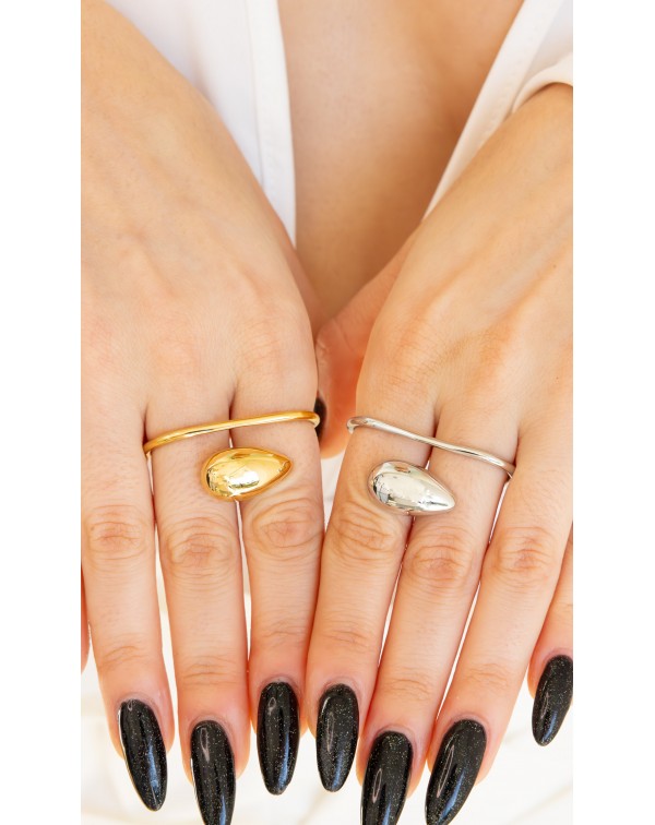 Δαχτυλίδι διπλό σταγόνα