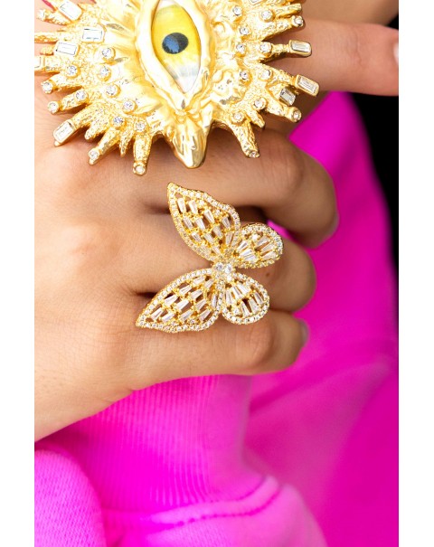 Ανοιγόμενο δαχτυλίδι πεταλούδα