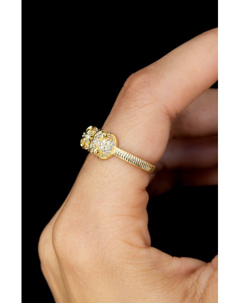 Ανοιγόμενο δαχτυλίδι τίγρης - πάνθηρας