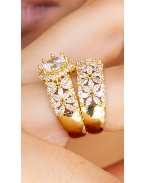 Set δύο δαχτυλιδιών