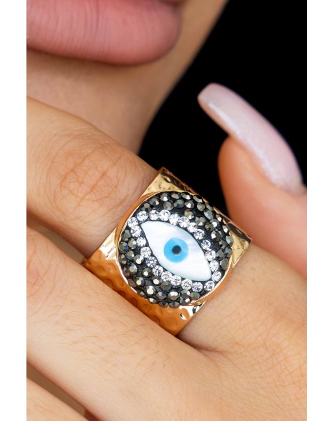 Μάτι δαχτυλίδι σφυρήλατο 