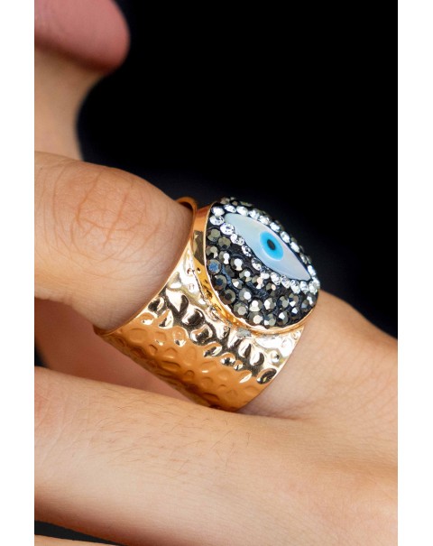 Μάτι δαχτυλίδι σφυρήλατο 