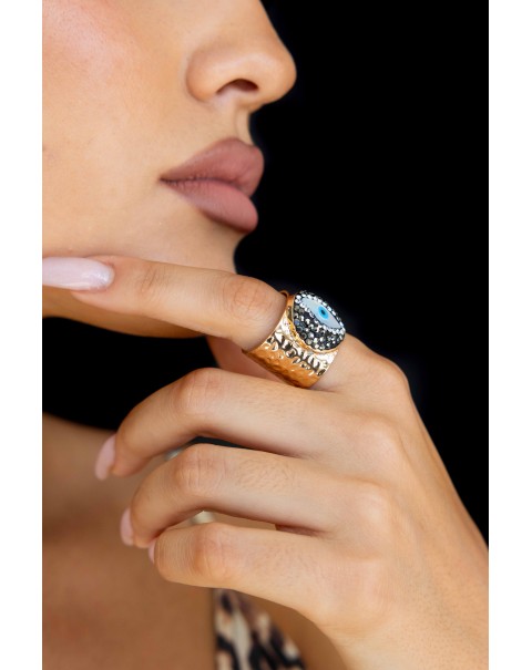 Μάτι δαχτυλίδι σφυρήλατο 