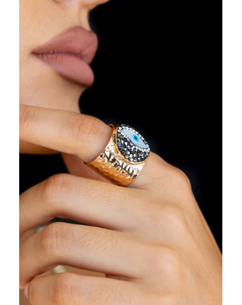 Μάτι δαχτυλίδι σφυρήλατο 