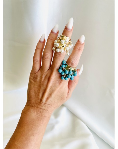 Δαχτυλίδι με κρεμαστά στοιχεία