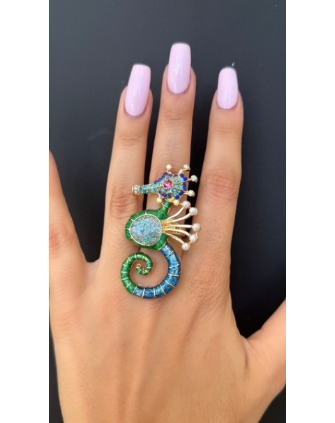 Δαχτυλίδι Ιππόκαμπος 