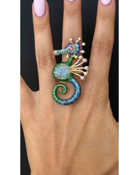 Δαχτυλίδι Ιππόκαμπος 