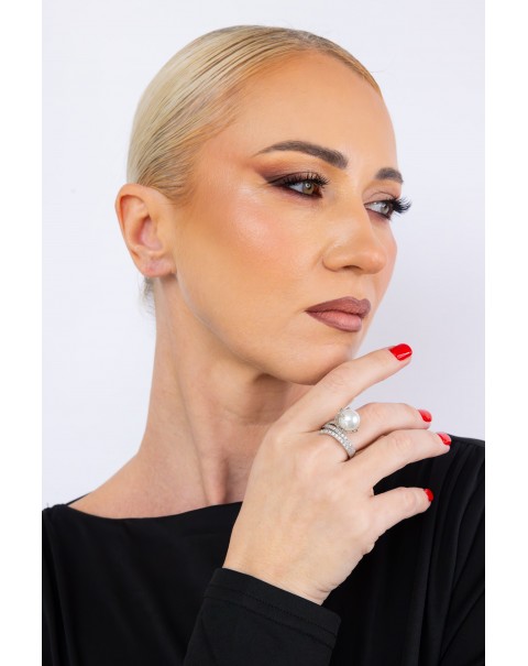 Δαχτυλίδι με πέρλα