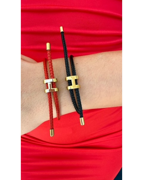 Βραχιόλι από ατσάλι με αυξομείωση