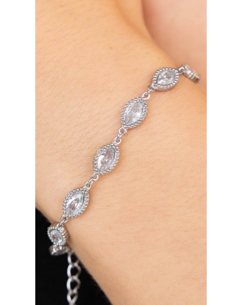 Βραχιόλι ριβιέρα σε τέσσερα σχέδια στοιχείων 