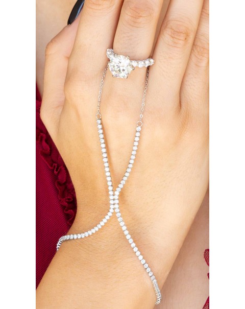 Βραχιόλι - δαχτυλίδι ριβιέρα 