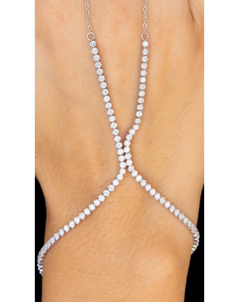 Βραχιόλι - δαχτυλίδι ριβιέρα 