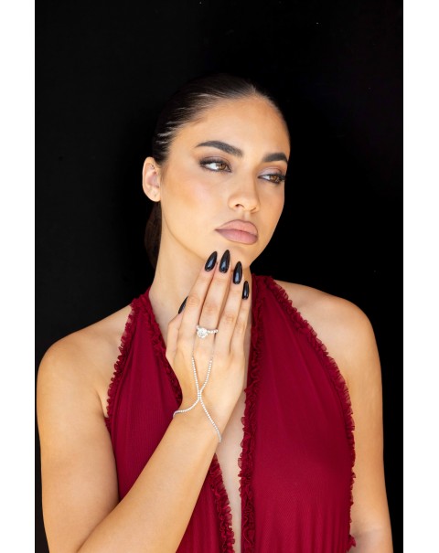 Βραχιόλι - δαχτυλίδι ριβιέρα 