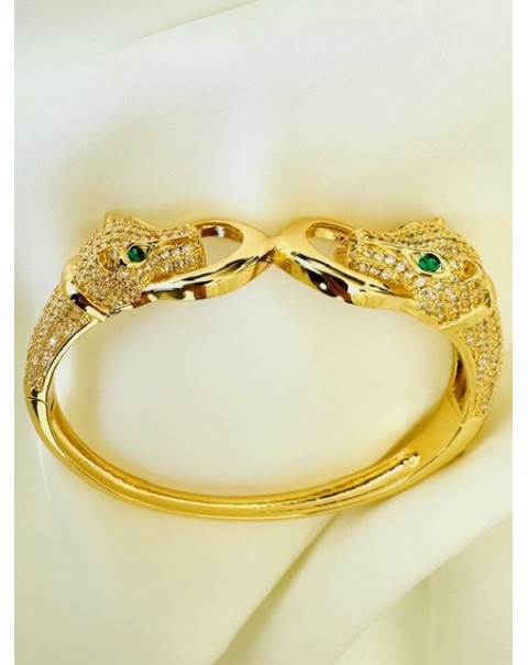 Βραχιόλι χειροπέδα τίγρης - πάνθηρας